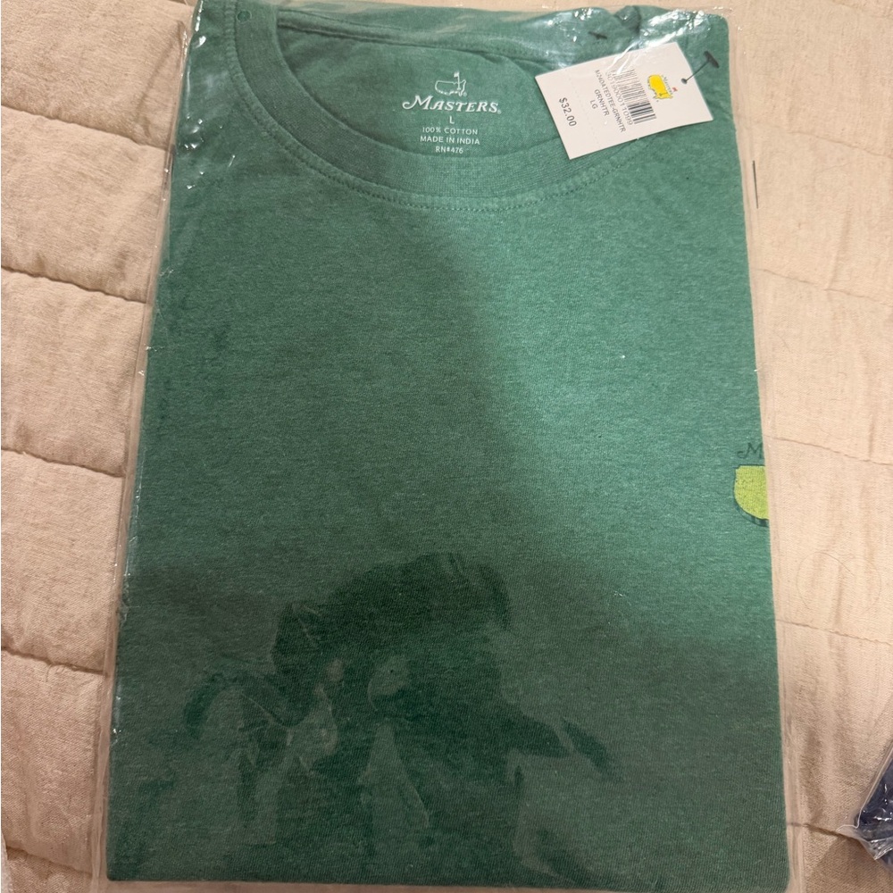 Masters Men's Short Sleeve Crew Neck T-Shirt in Forest Green